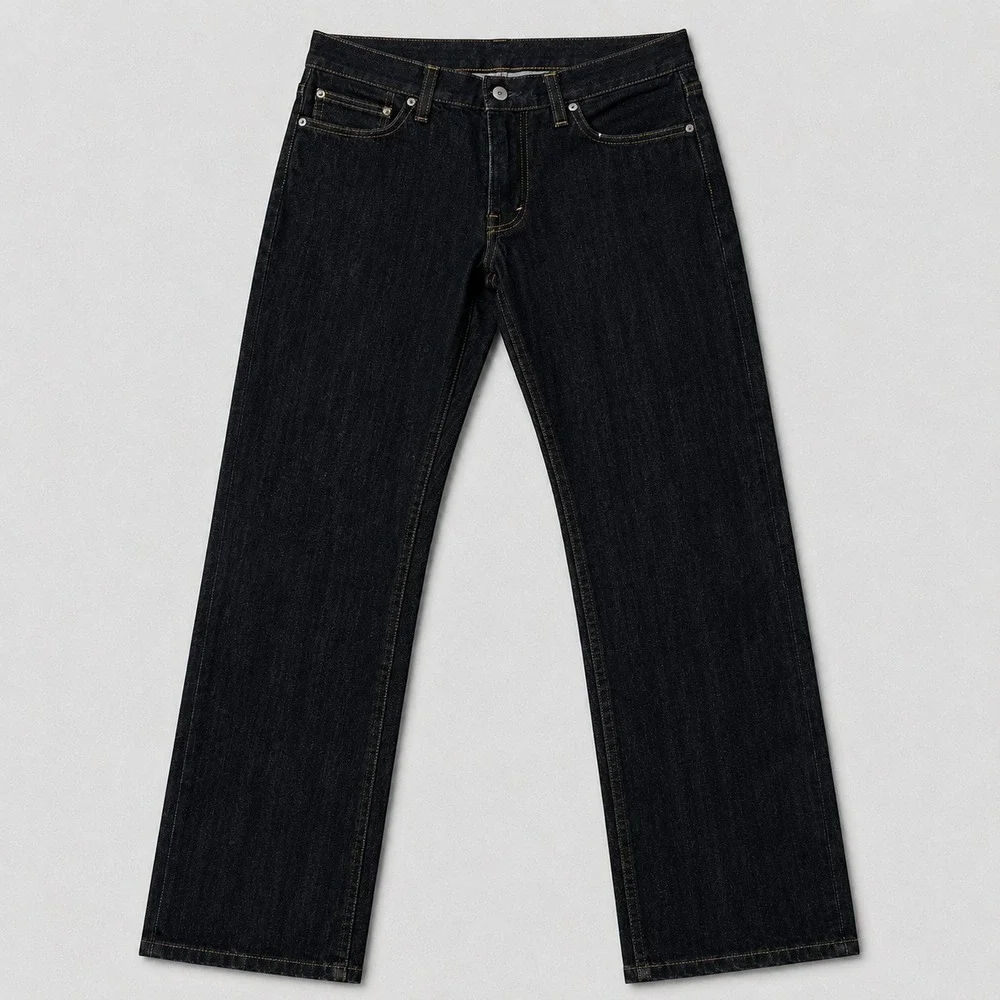 Levi's 514 Jeans Mens 35x34 Dark Wash Straight Fit Denim Pants Blue Classic
